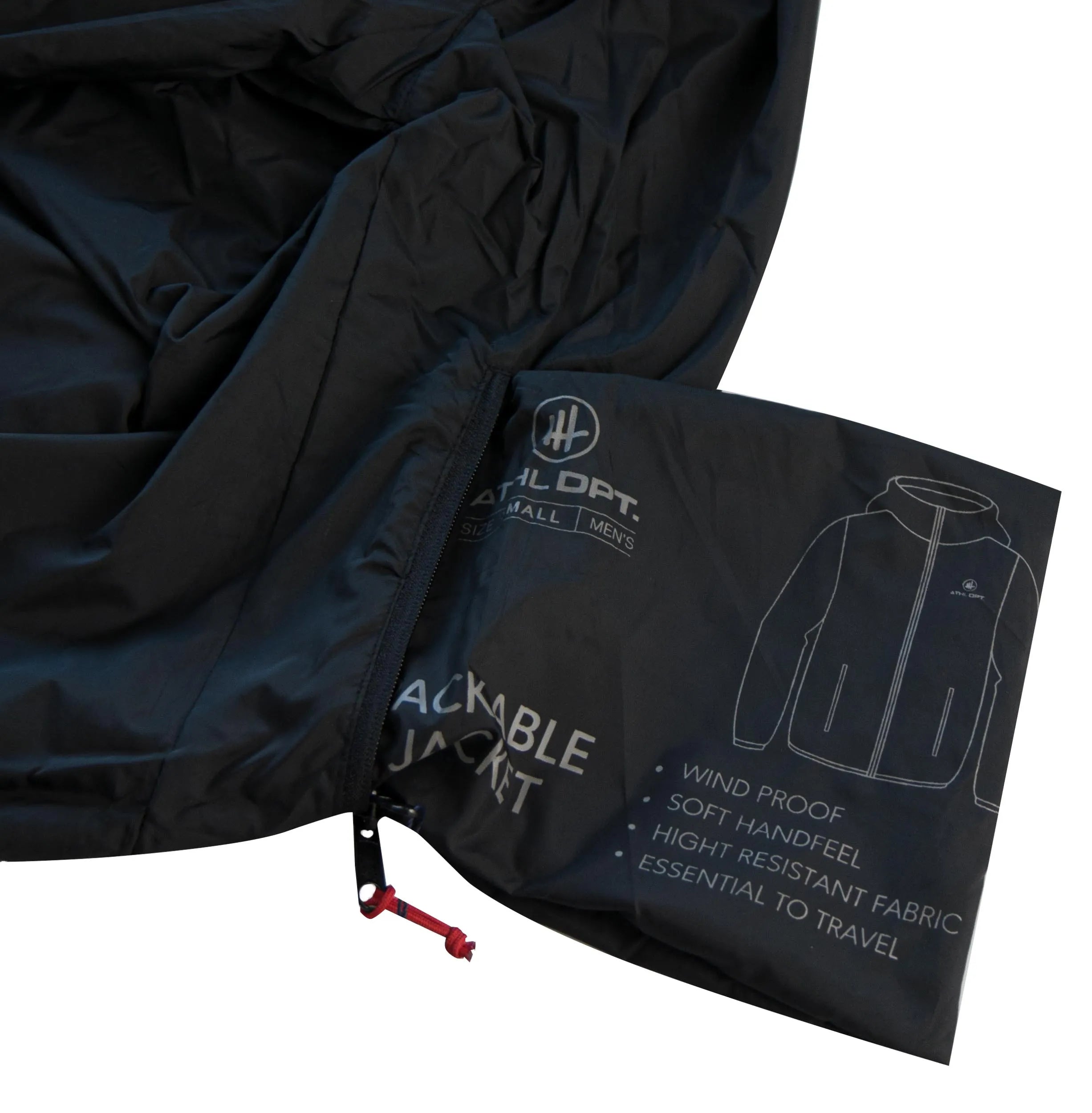Herrenjacke Athl. Dpt Spert 7 Schwarz