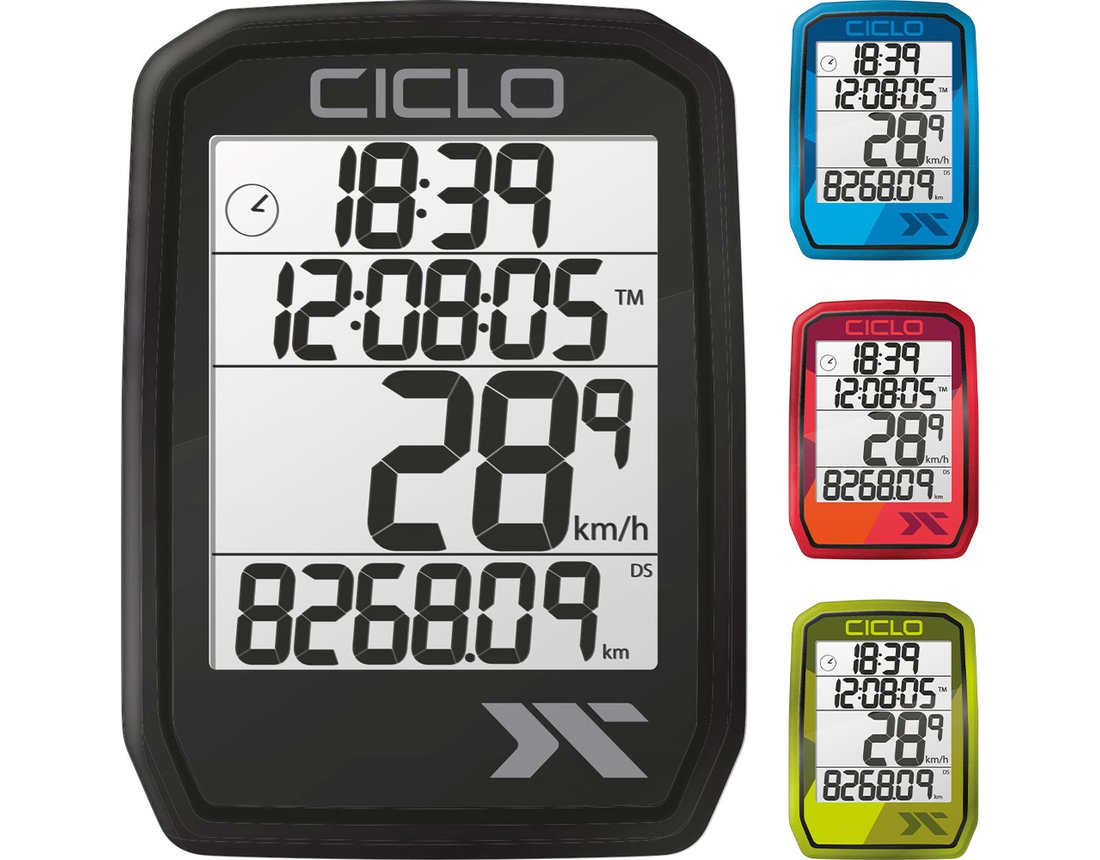 Скоростомер Ciclosport Protos 105 Wired - Червен
