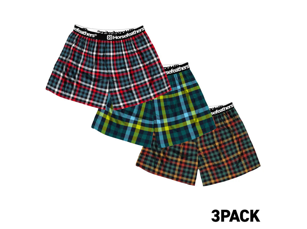 Horsefeathers Clay 3pack Boxer Shorts (bundle 3)