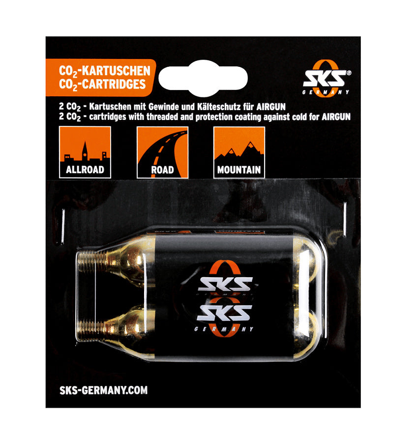Co2 Cartridges Sks 16g With Thread For Airbuster 2 Pcs.