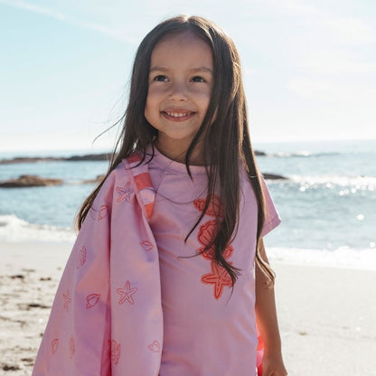 Swim Essentials Zwemshirt met korte mouwen - Roze - Coastal Charm