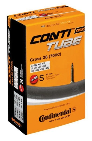 Inner Tube Continental Tour 28 Wide - Car Valve