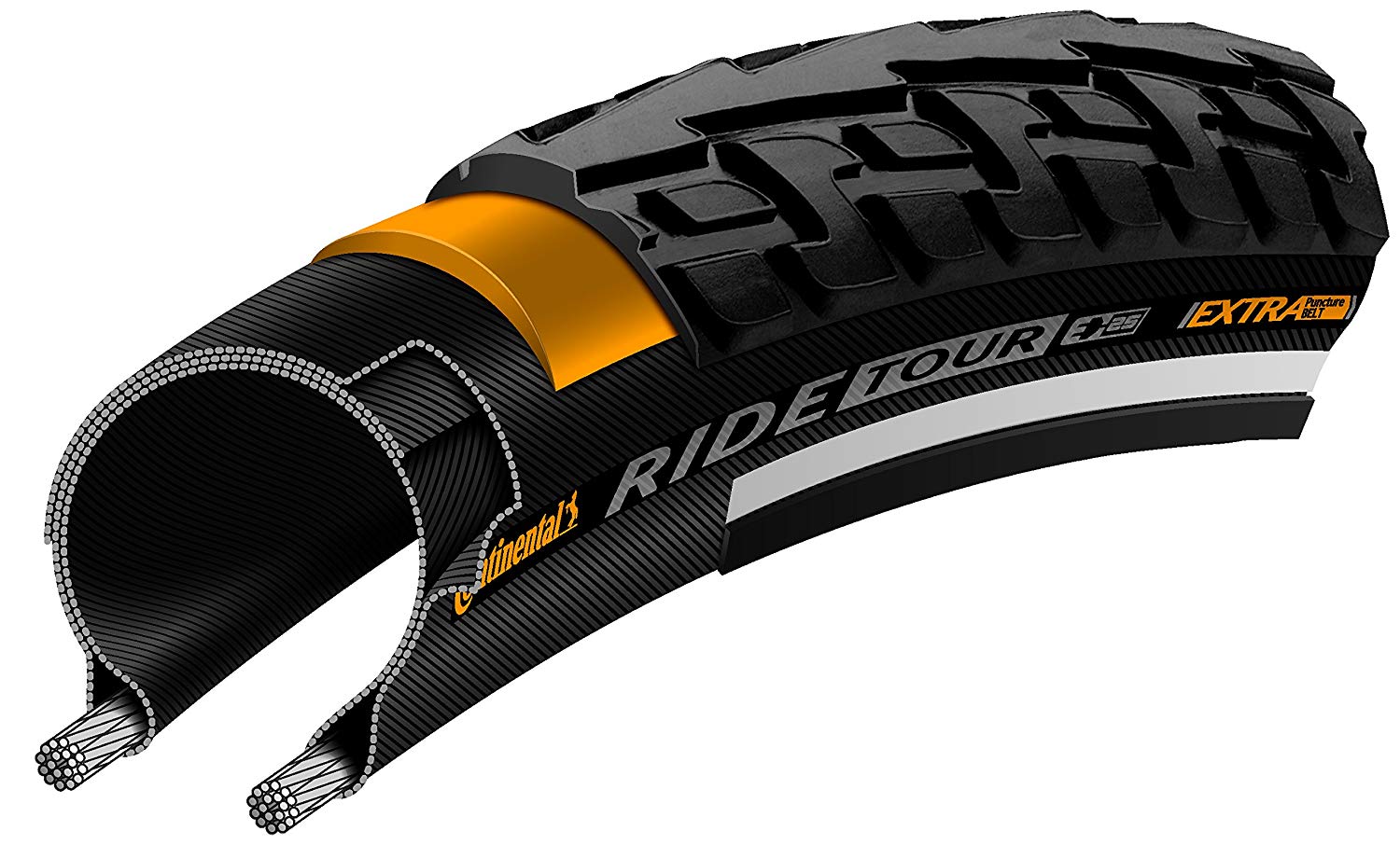 Copertone Continental Ride Tour Reflex Wire - 24x1.75