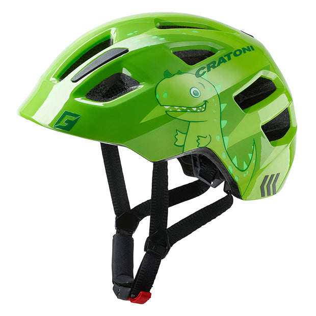Children's Helmet Cratoni Maxster Dino Green Glossy - S/m (51-56cm)