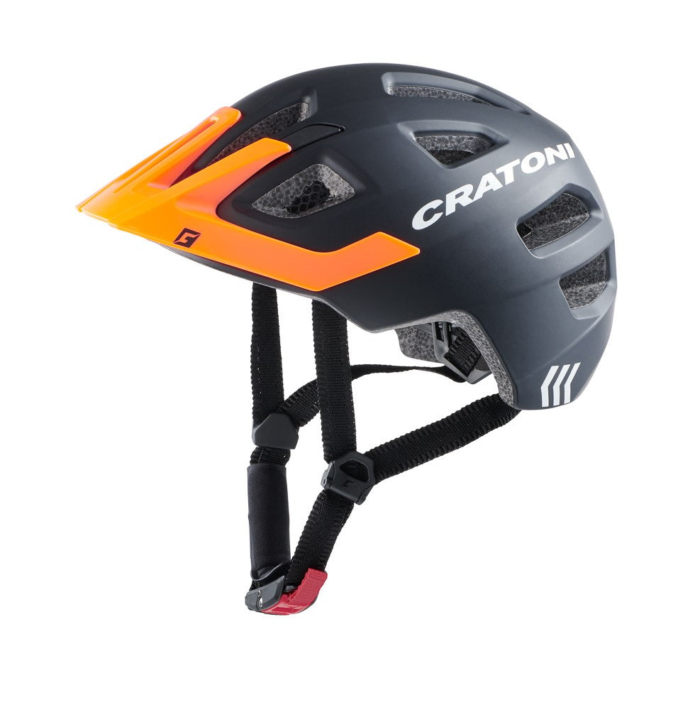 Cratoni Maxster Pro Black/orange Matt Children's Helmet