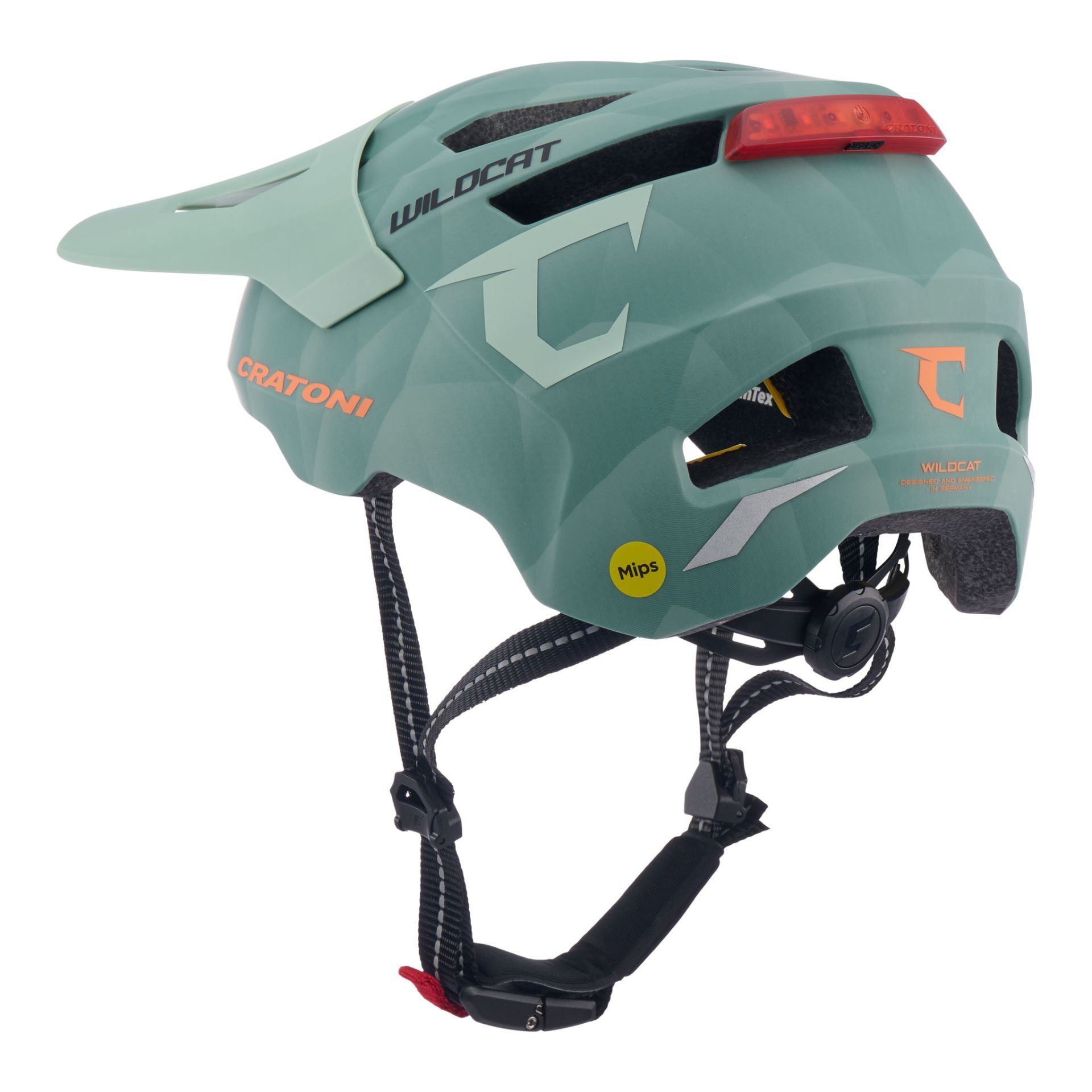 Cratoni Wildcat Mips Sage Matt Children's Helmet - S/m (49-56cm)