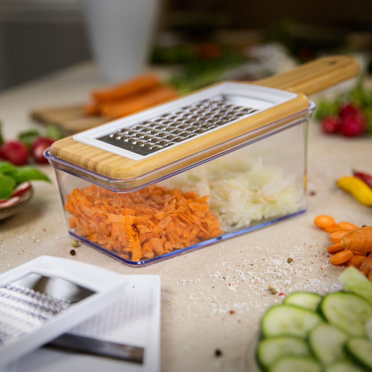 Just Vegan - Dicer Bamboo Veggi - Mandolina