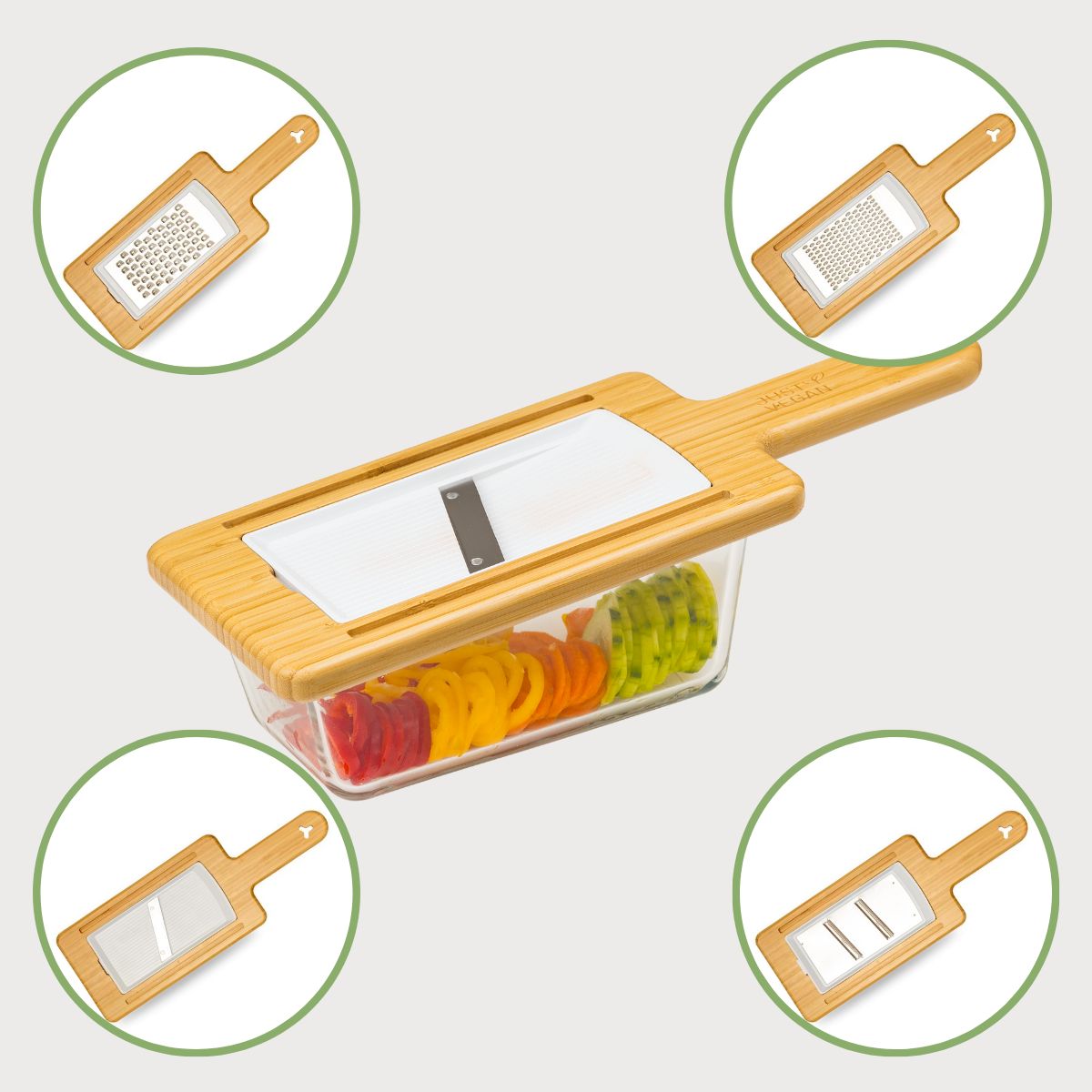 Just Vegan - Dicer Bamboo Veggi - Mandolina