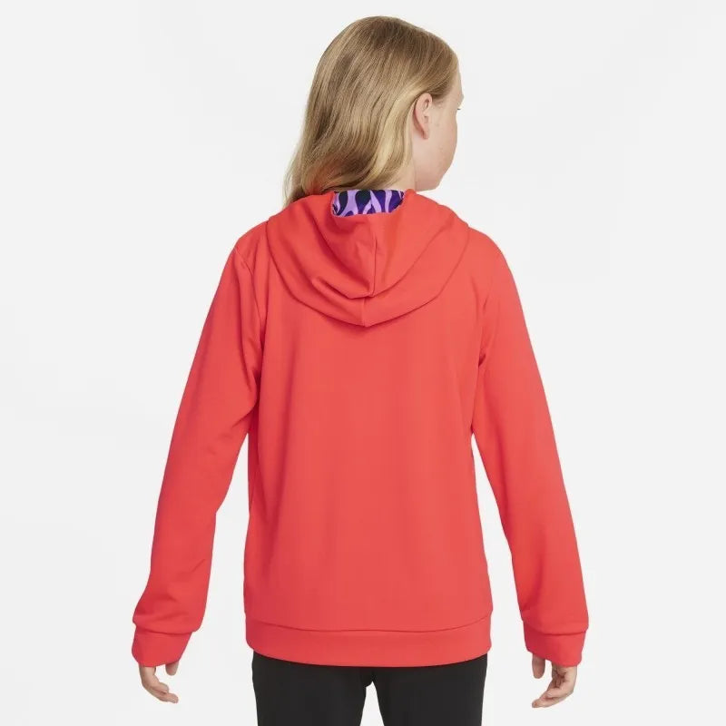 Nike dri-fit kylian mbappe moletom laranja 116-122