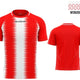Спортна тениска Givova Stripe Red-white Red