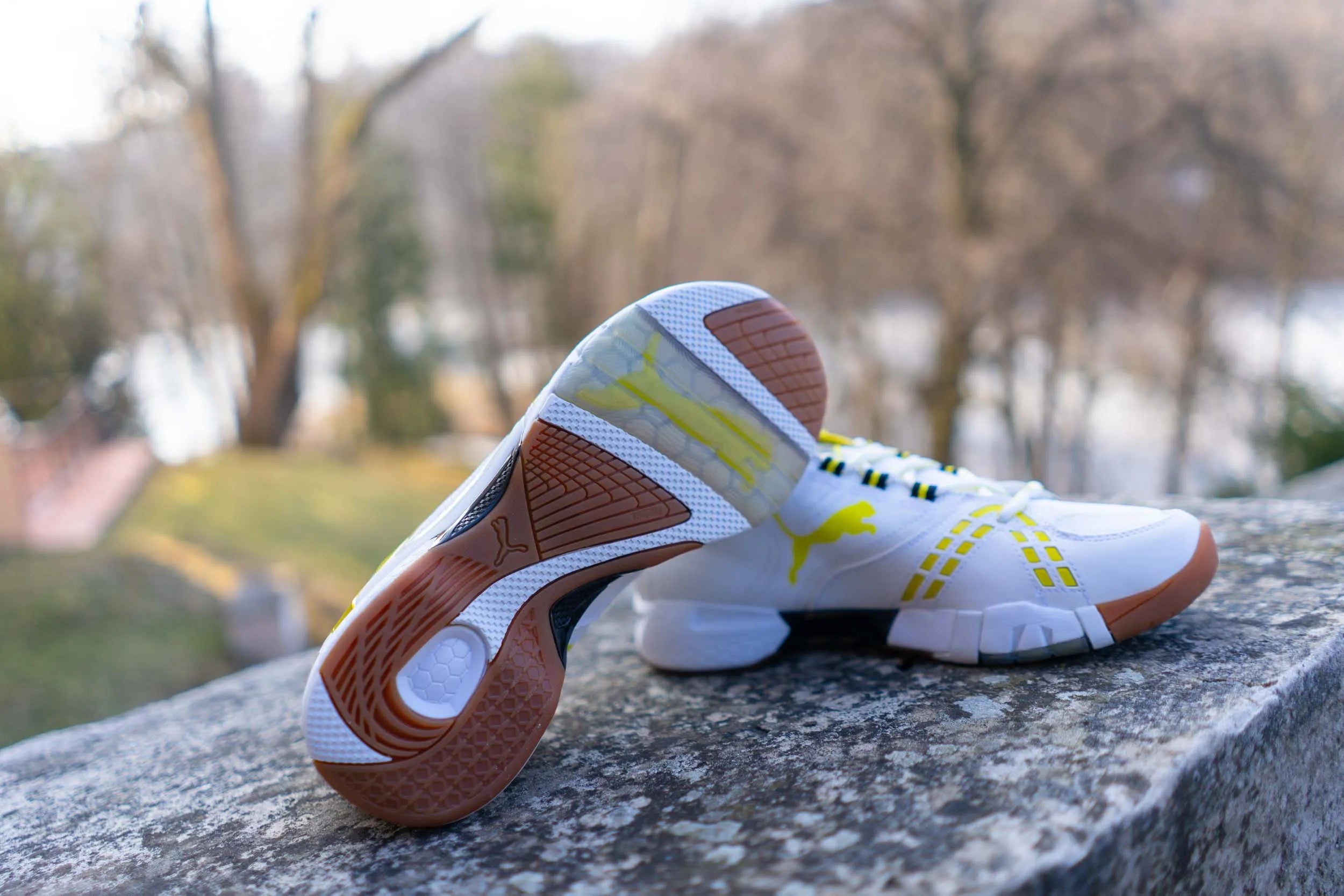 Hallenschuhe puma vindicate profi weiß 43