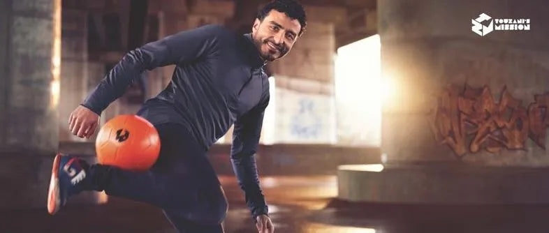 Ballon de foot freestyle soufiane touzani orange orange