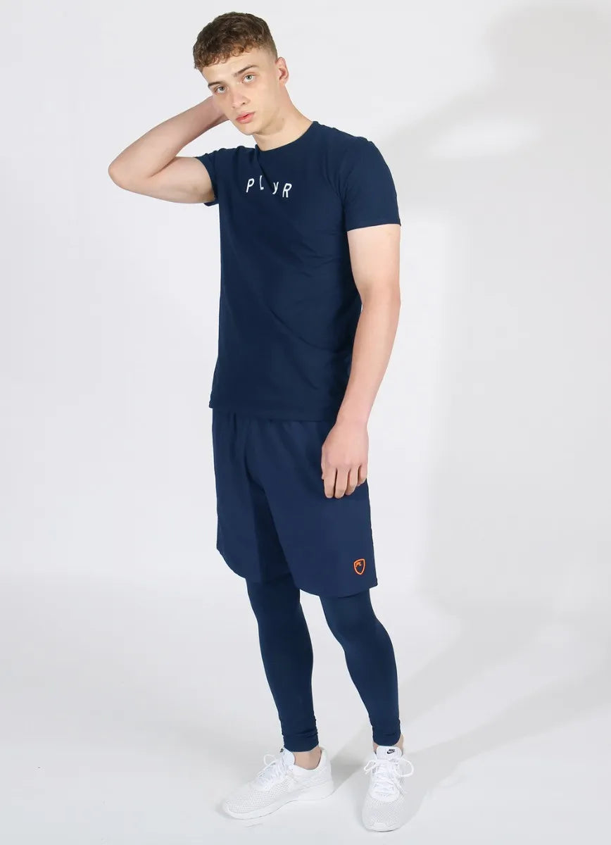Férfi Playerlayer Blitz Field rövidnadrág sötétkék