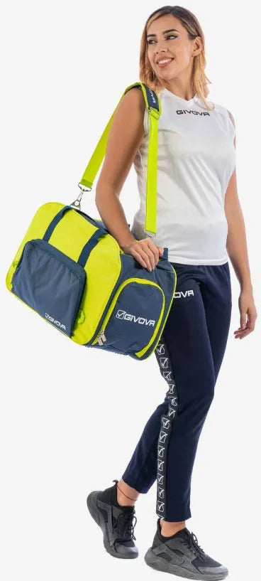 Borsa sportiva givova palestra giallo fluo giallo