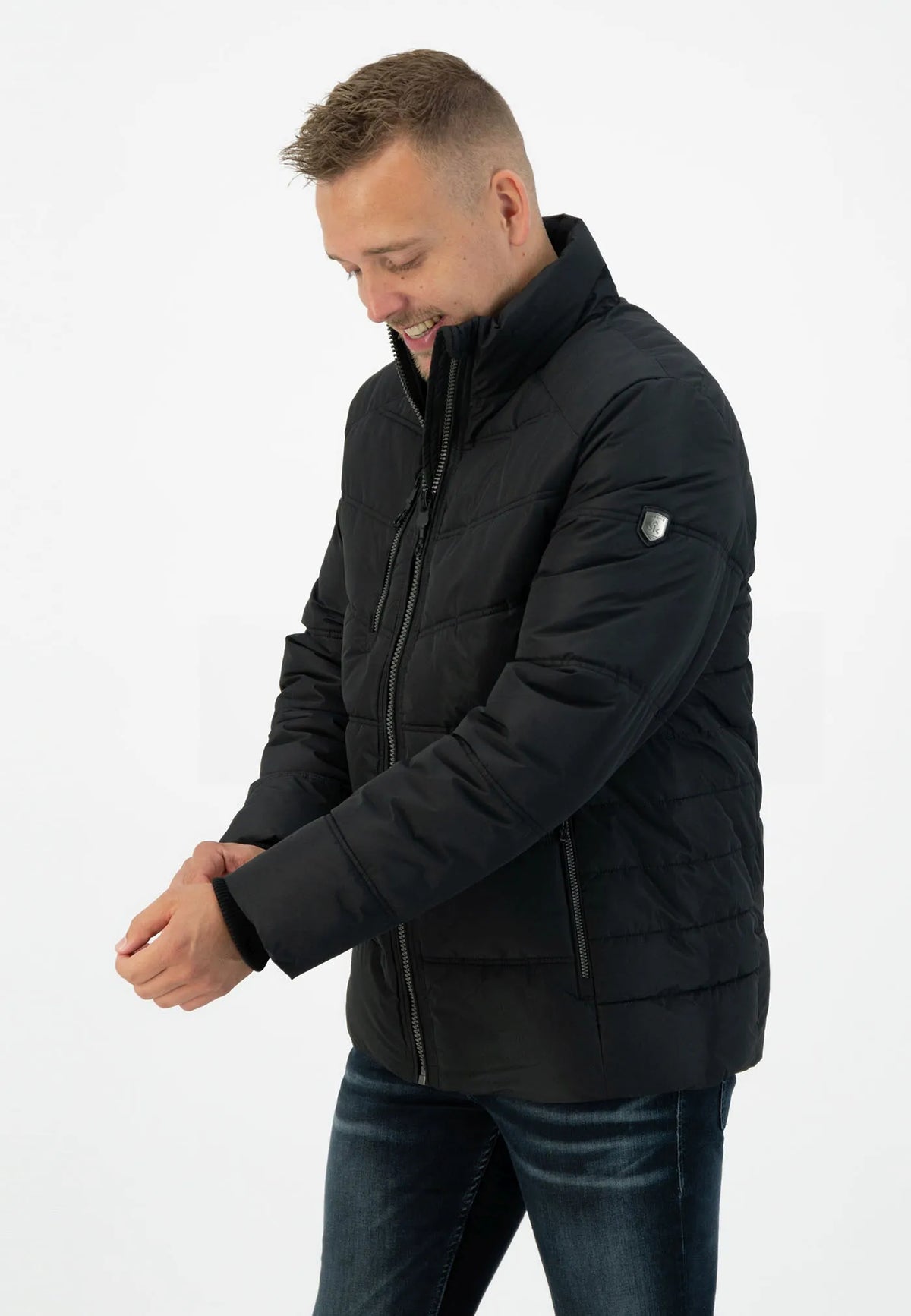 Men's Winter Jacket Kjelvik Men Igor 40 Black