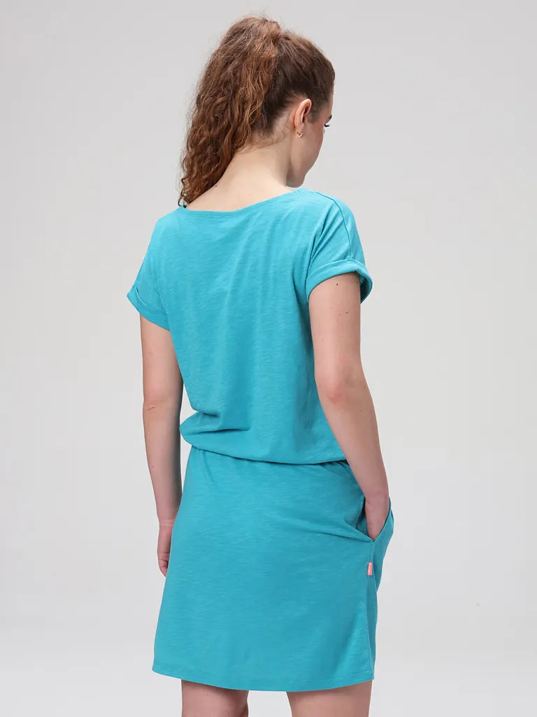 Damenkleid Loap Bladana Blau