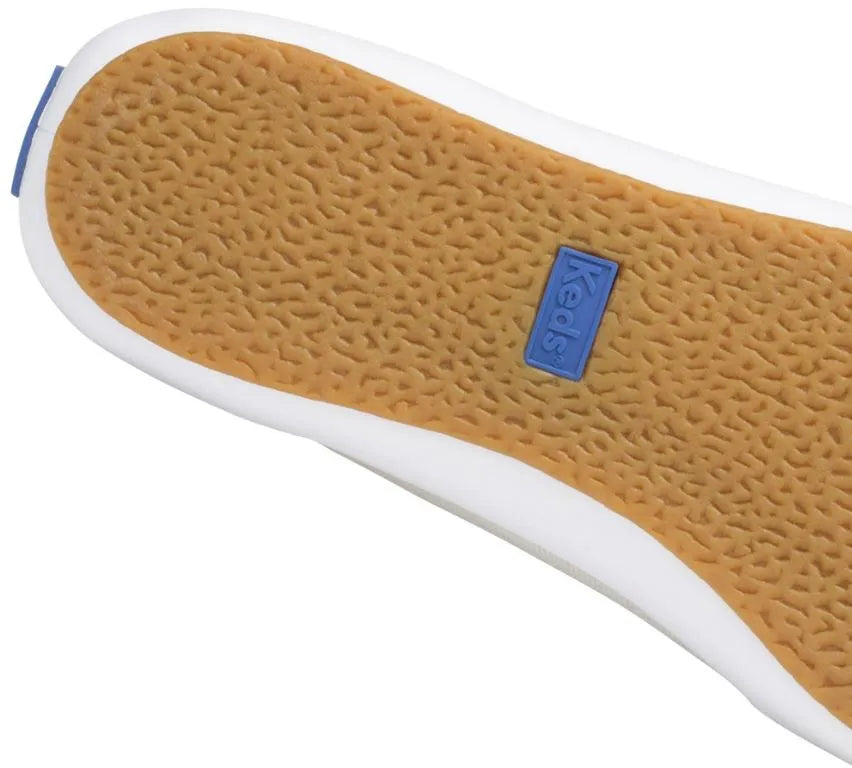 Keds Teacup Bróga Airgid Stripe Lurex