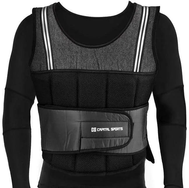 Weight Vest Capital Sports Vestpro 10 Kg Black