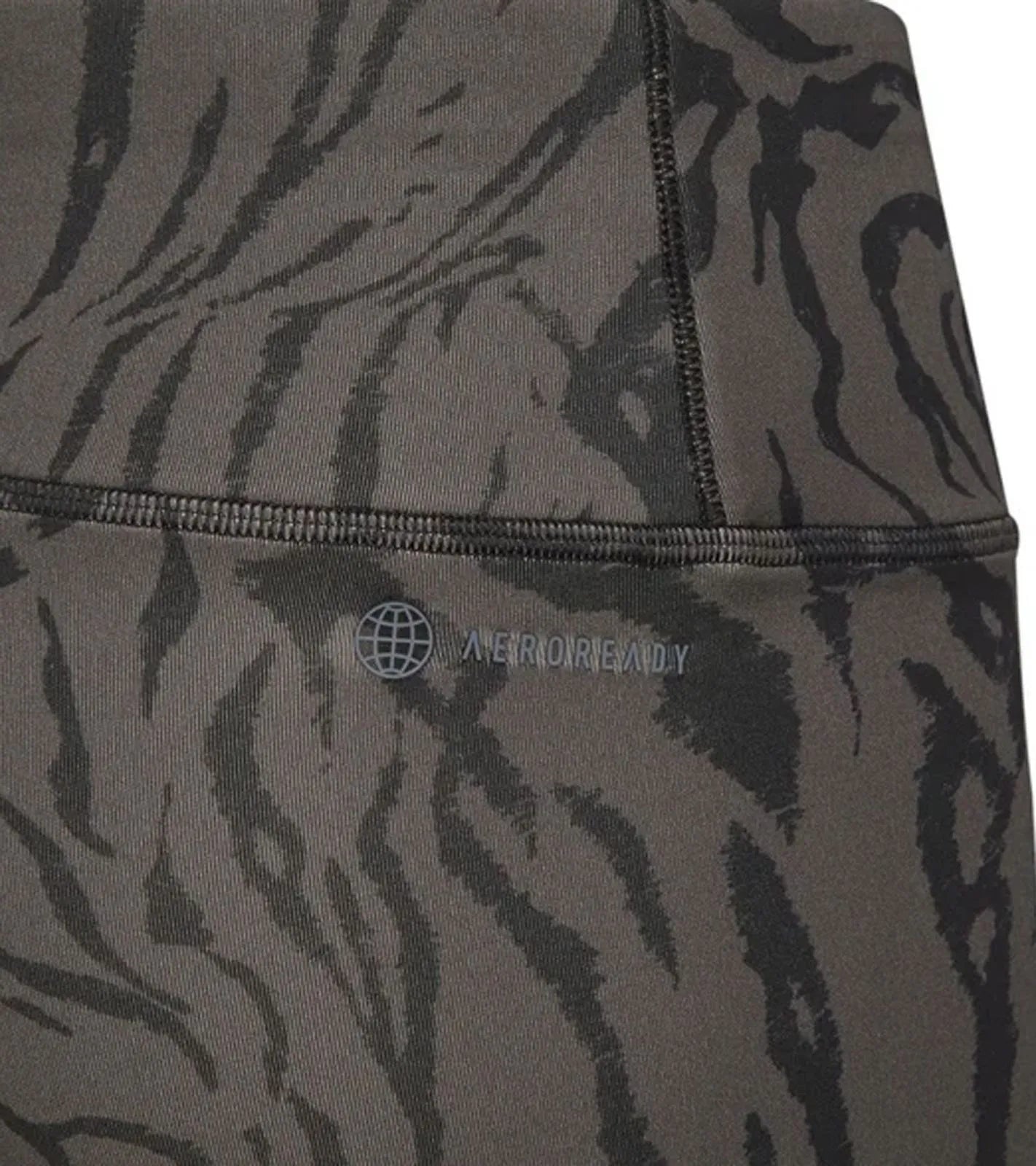 Jambiere pentru copii Adidas Jr Tight Aop Opt Gri Six/negru/alb Negru
