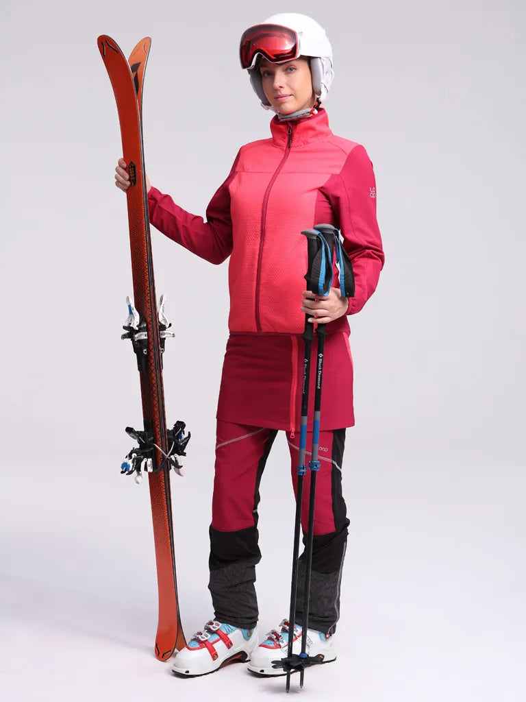 Softshell-jacka för kvinnor slingra urabuna rosa xs