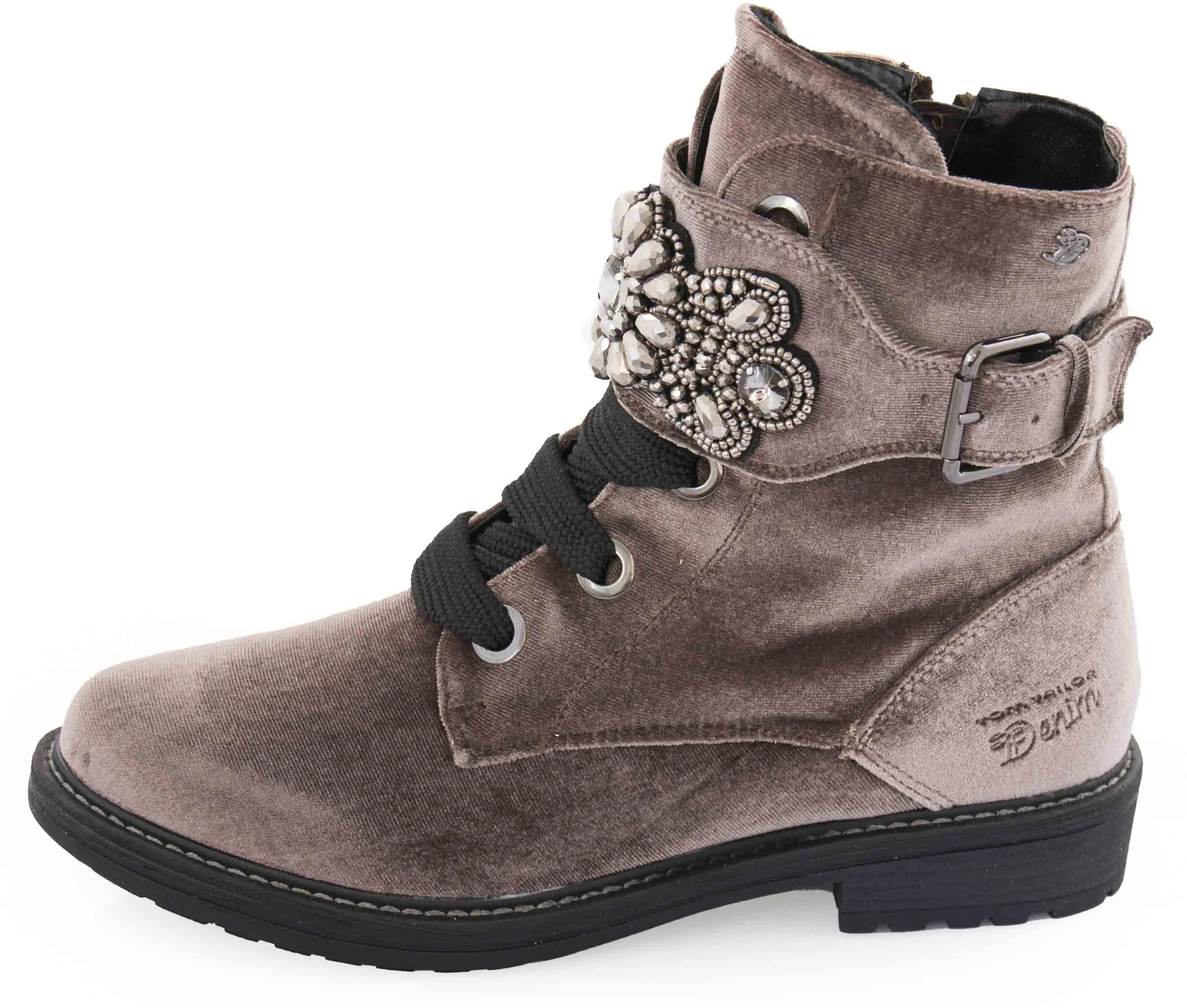 Women's Shoes Tom Tailor Stiefel Damen Taupe Brown