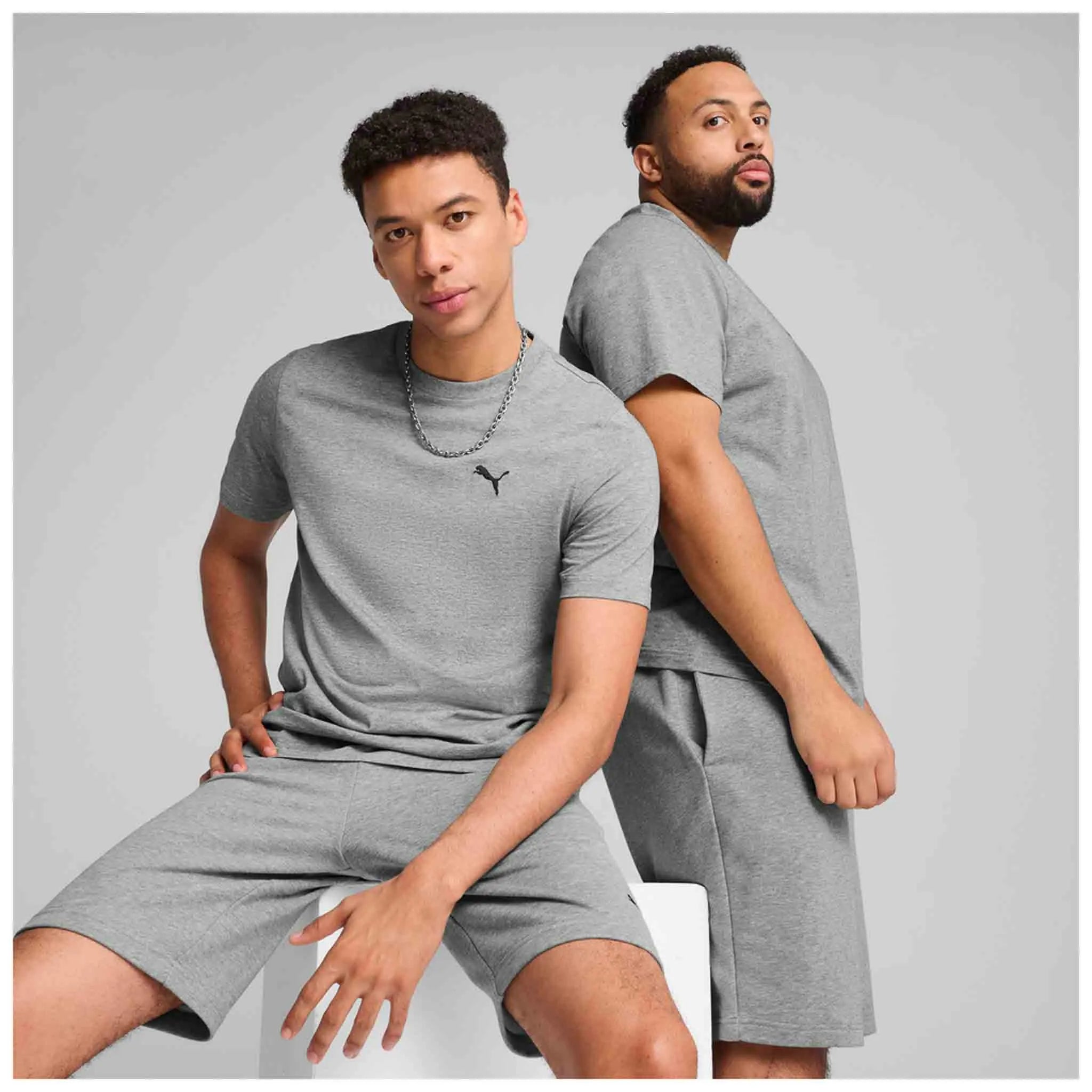 Pánské tričko Puma Ess Small Logo Tee Grey