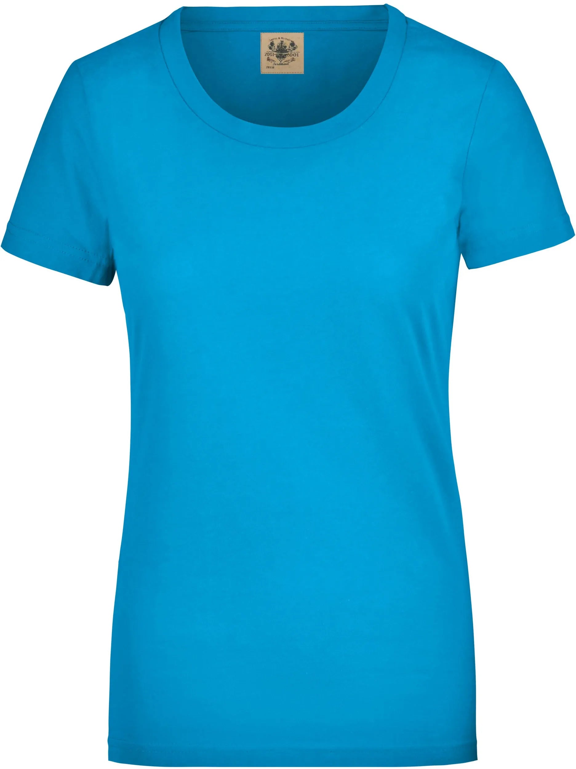 Dam T-shirt James & Nicholson Vintage Skjorta Blå