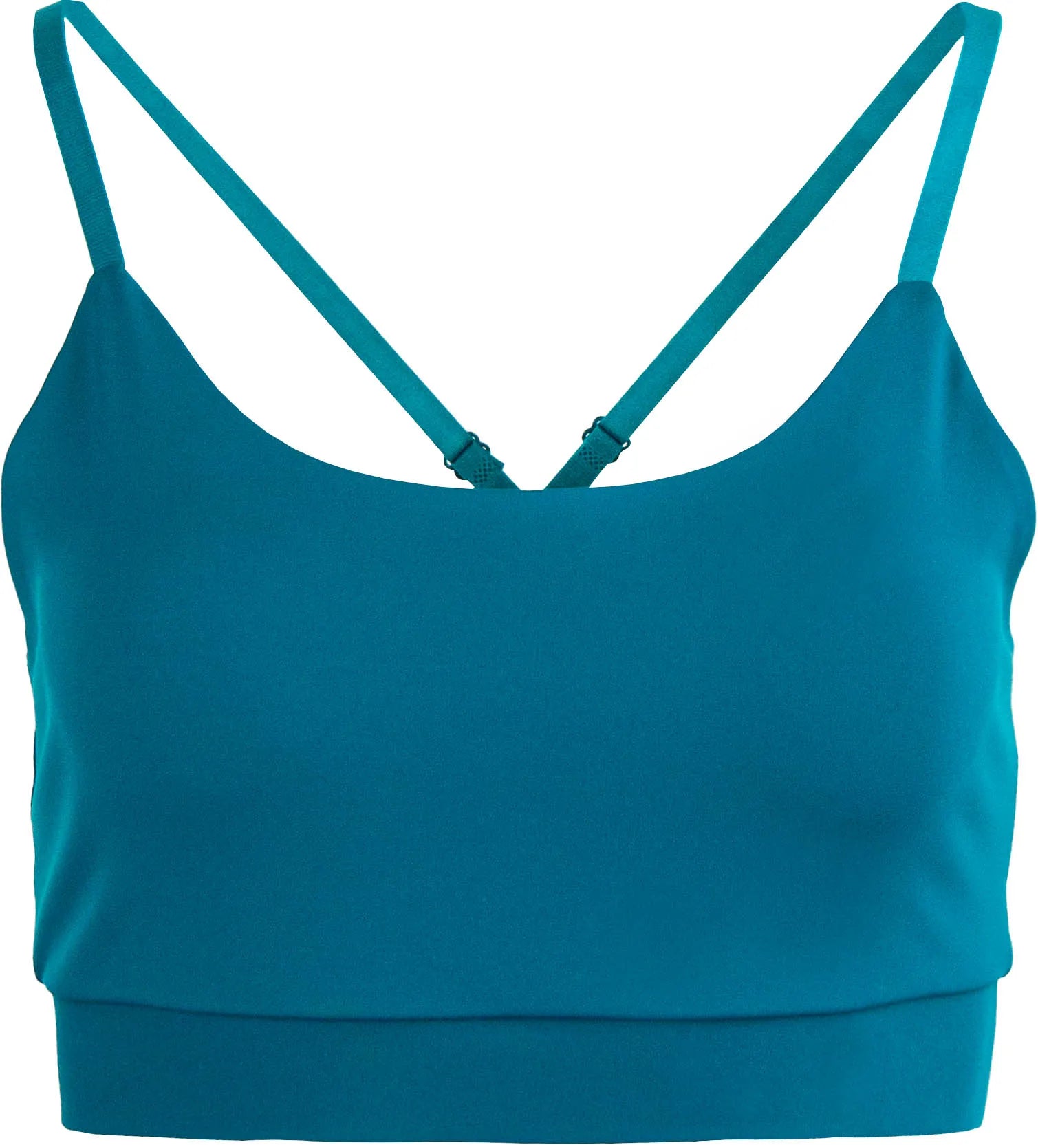 Ženy Top Athl. Dpt Yoga Teal Benzín