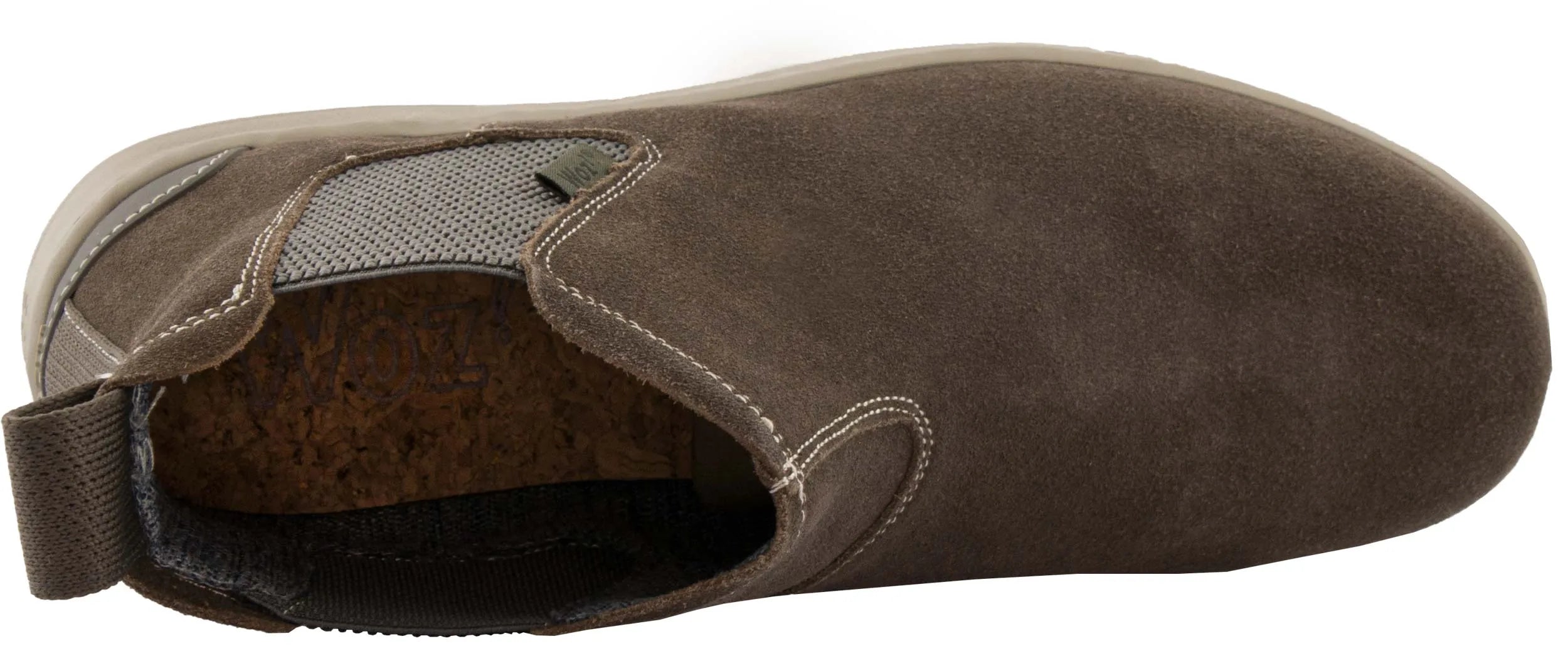 Calçados Masculinos Woz David 111 Taupe Marrom