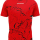 Спортна тениска Givova Grafite Red-black Red