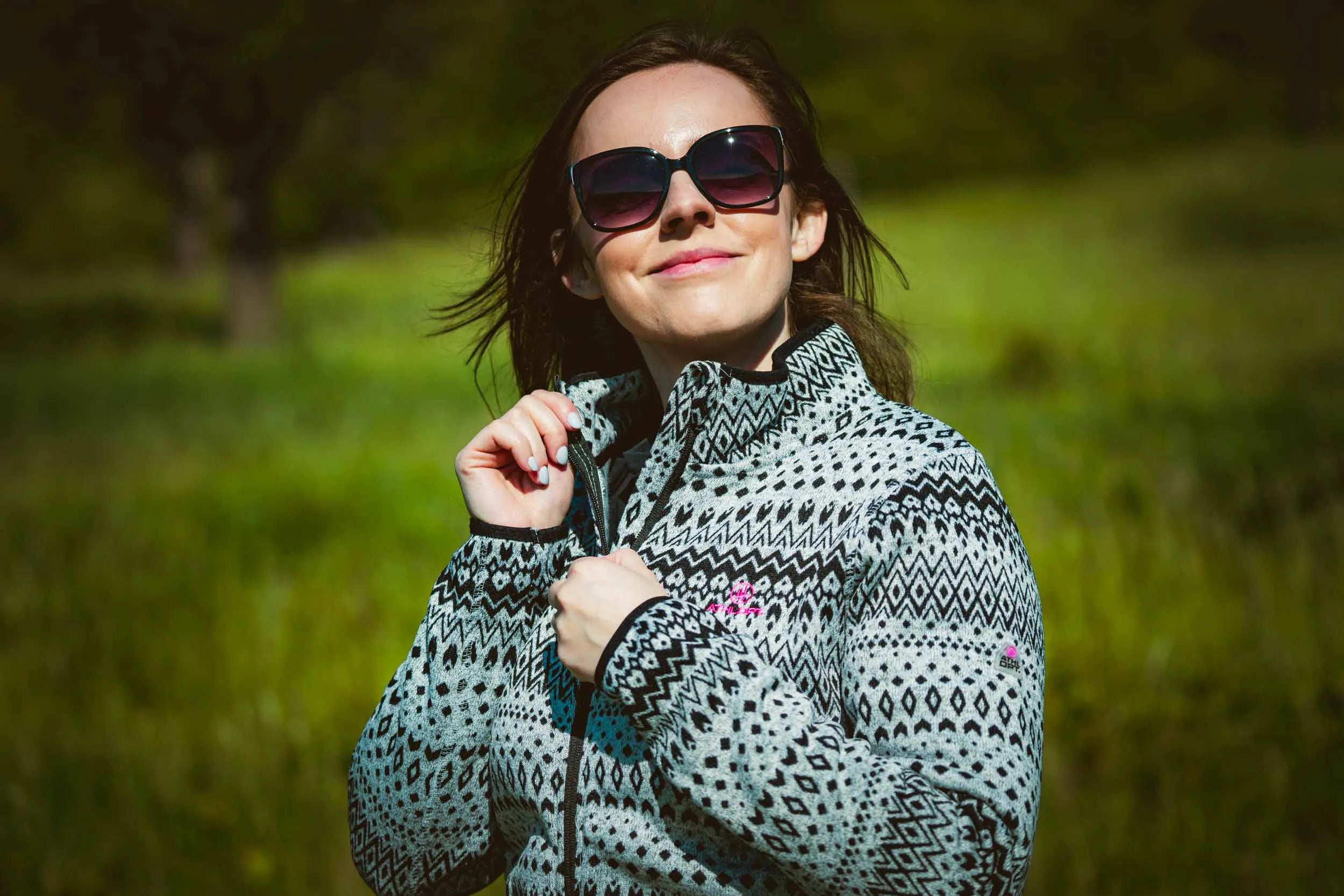 Damenpullover Athl. Dpt Leticia Hellgrau-Melange Grau