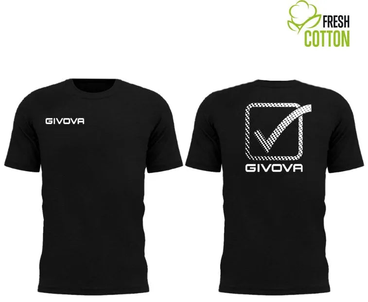 Tricou Bumbac Givova Cubo Negru