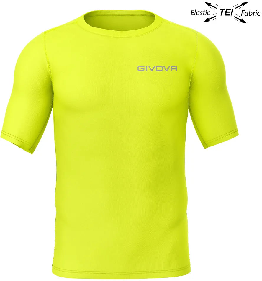 Men's Sports T-shirt Givova Corpus 2 Yellow 2xl