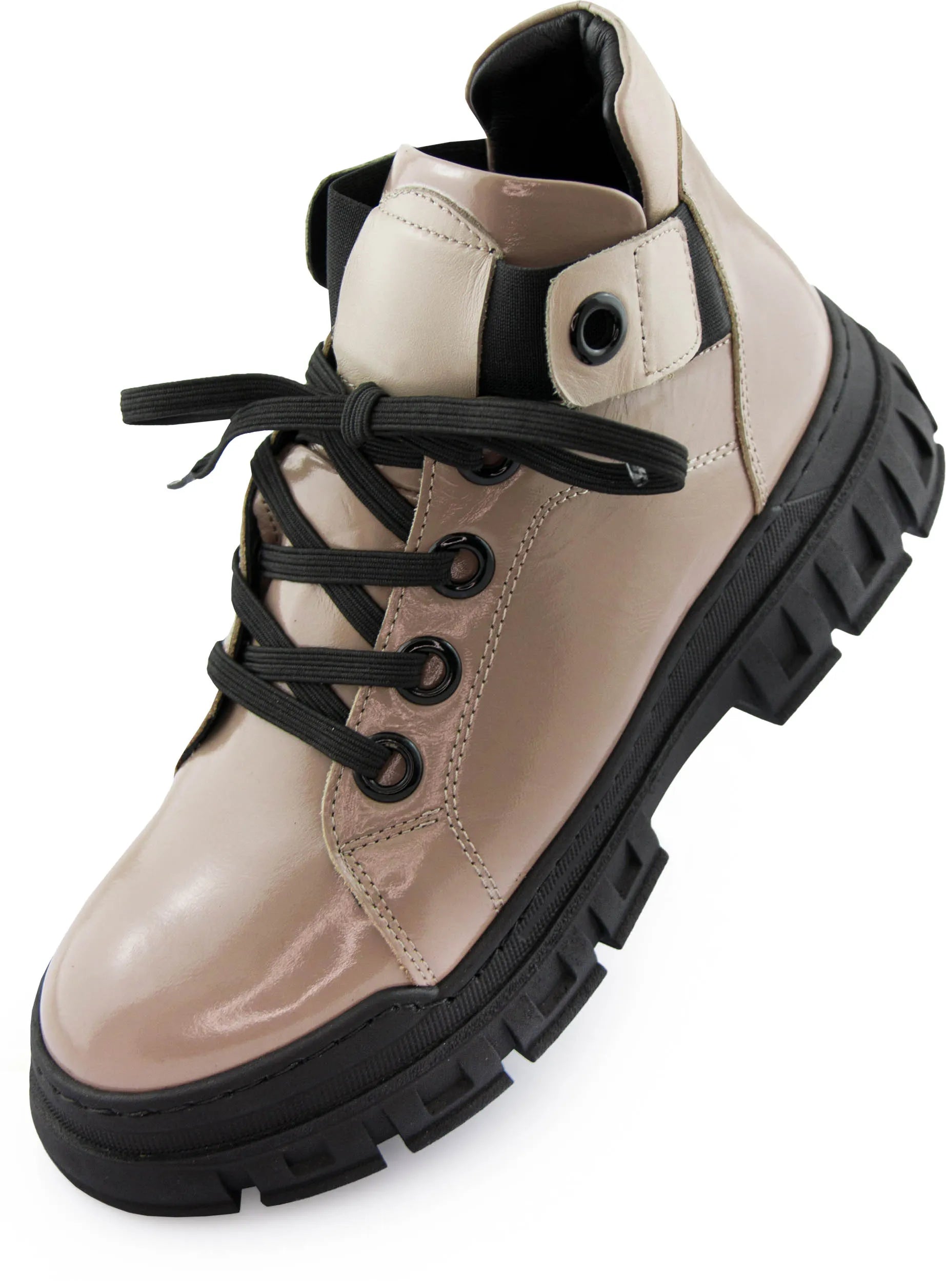 Women's Leather Shoes Nell 157 Beige