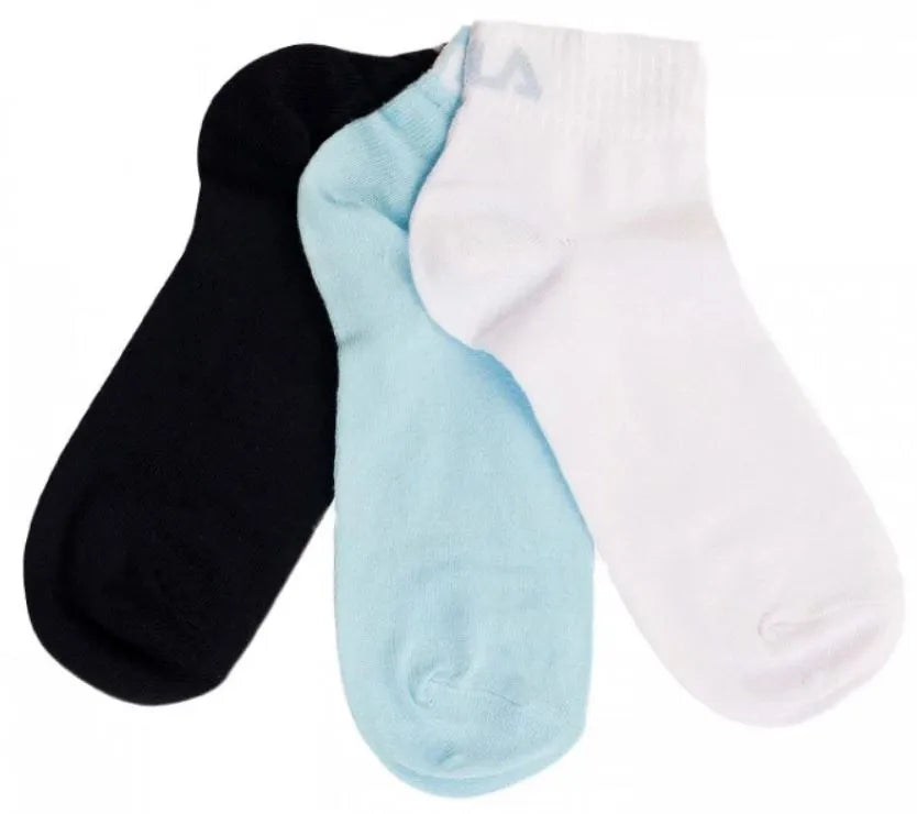 Fila Dames Sky Sokken 3-Pack, Maat 35-38, Katoenmix