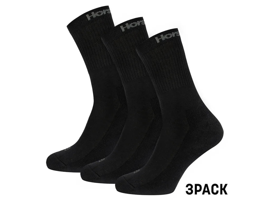 Horsefeathers Delete 3pack Socks (black)