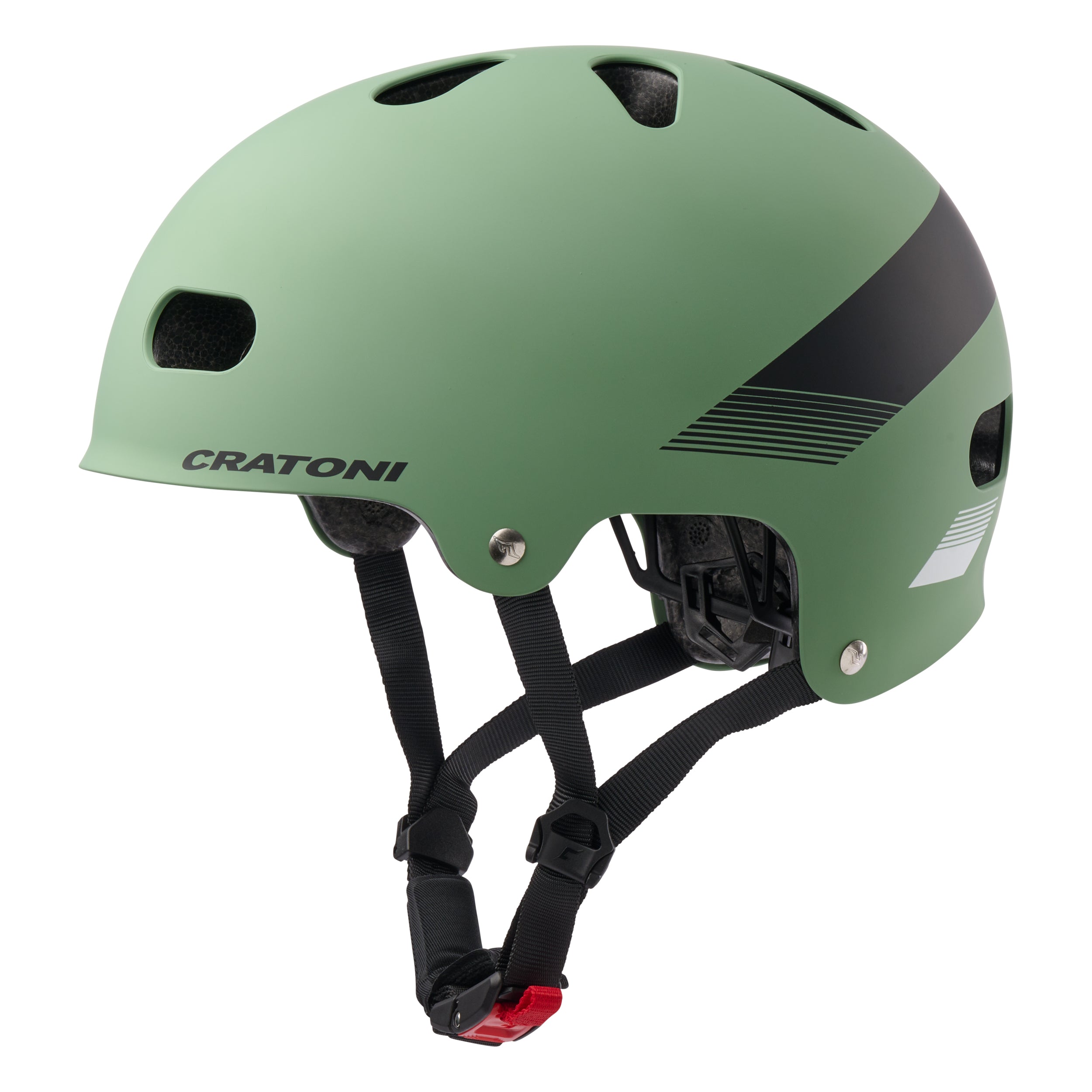 Children's Helmet Cratoni C-mate Jr. Sage/black Matt - S/m (54-58cm)