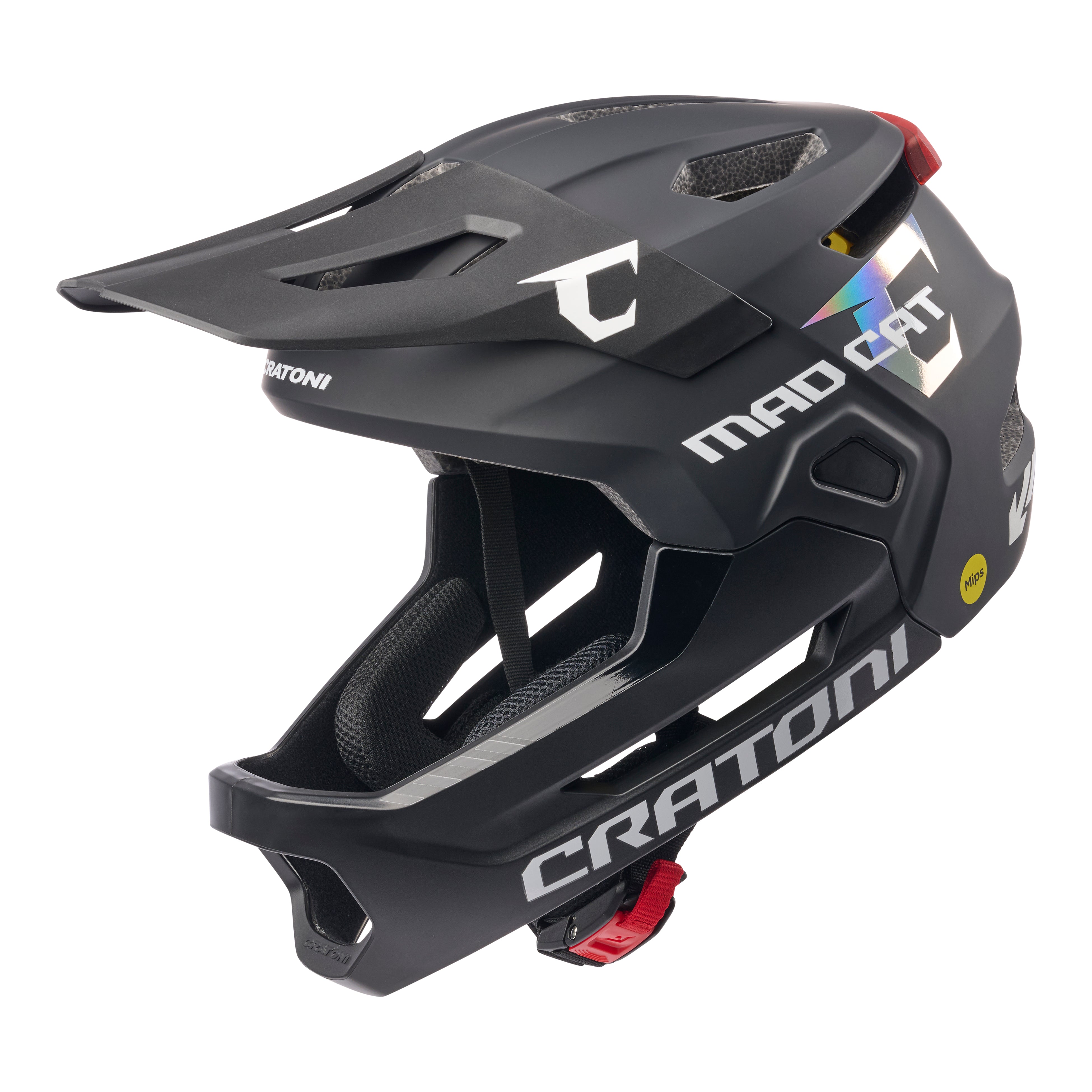 Cratoni Madcat Mips Children's Helmet Black Matt - S/m (49-56cm)