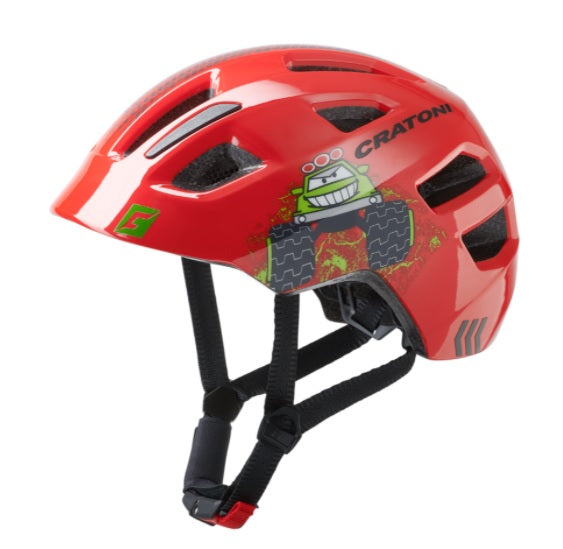 Children's Helmet Cratoni Maxster Truck Red Glossy