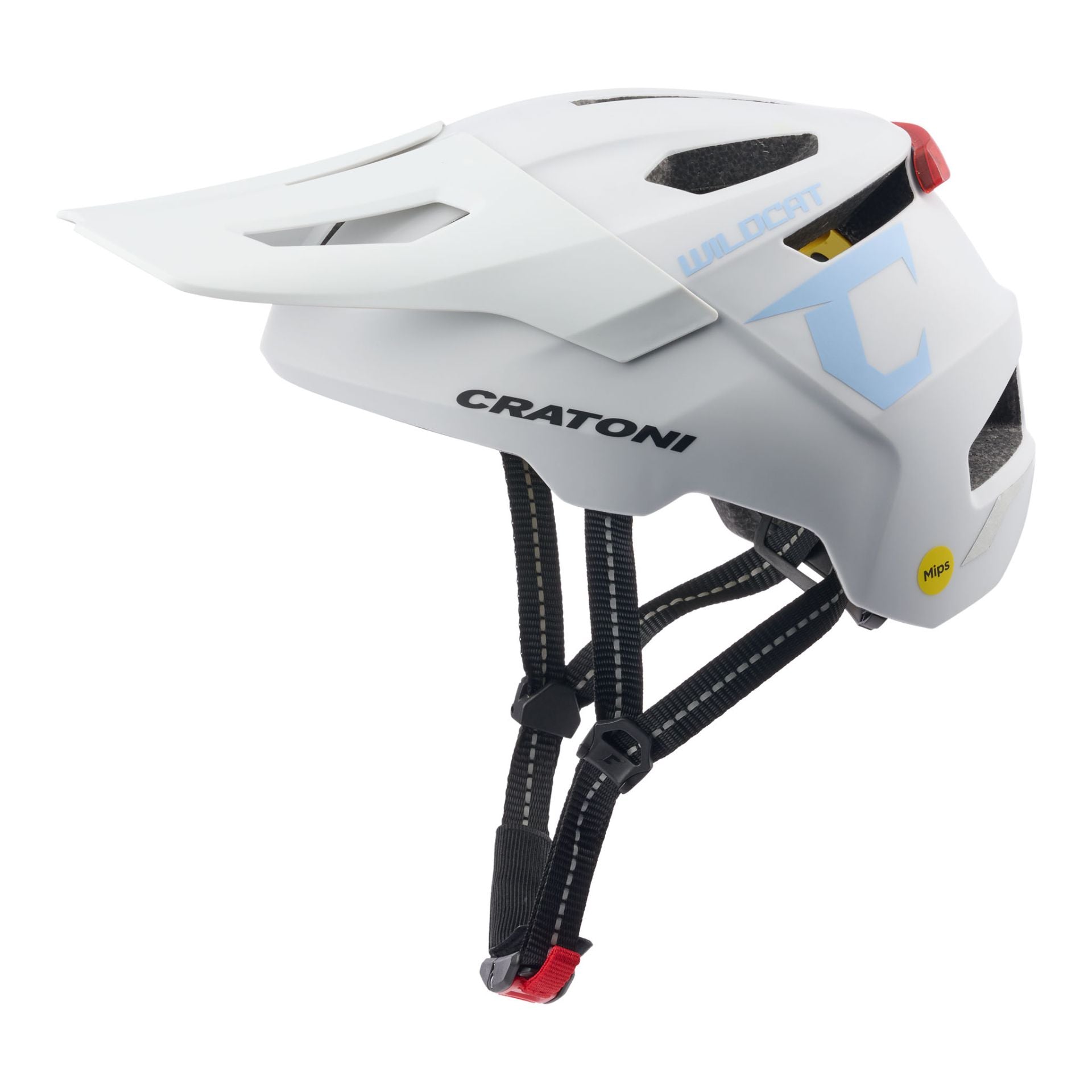 Children's Helmet Cratoni Wildcat Led Coolgrey Matt - S/m (49-56cm)