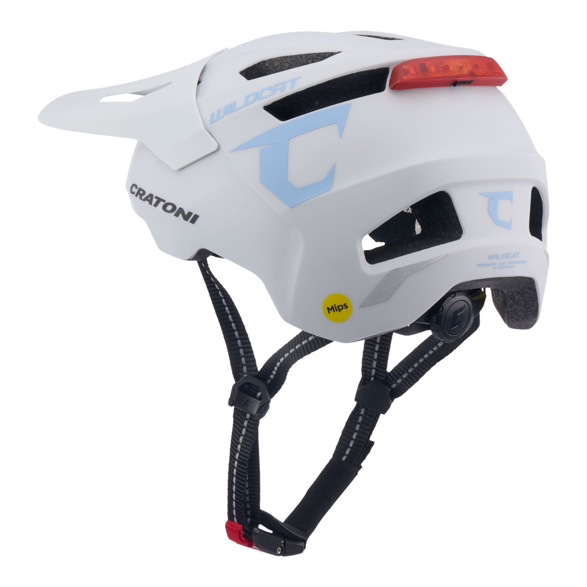 Børnehjelm Cratoni Wildcat Mips Coolgrey Matt - S/m (49-56 cm)