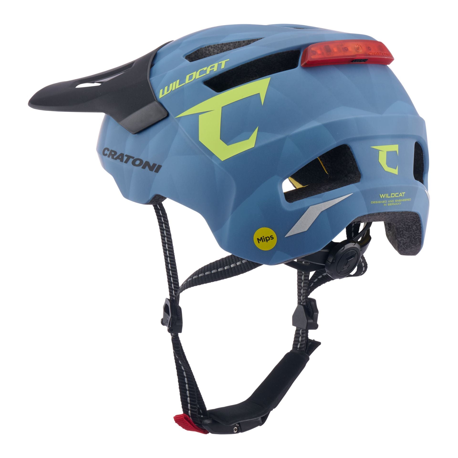 Gyermek sisak Cratoni Wildcat Mips Steelblue Matt - S/m (49-56cm)