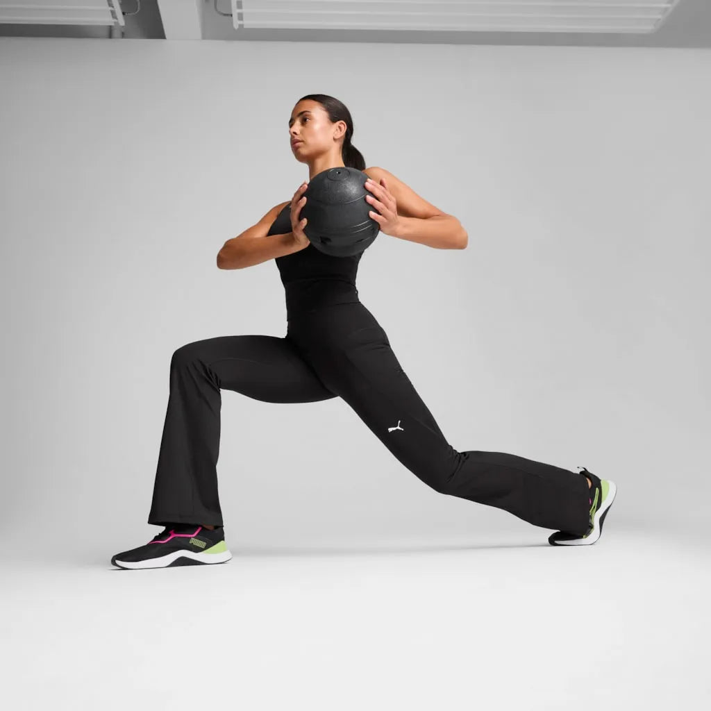 Damenhose Puma W Tad Essential HW Bootcut Pant Schwarz M