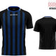 Спортна тениска Givova Rugby Black-royal Blue