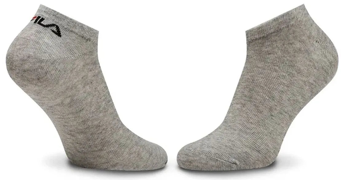 Ponožky fila tenisky 3-balenie wht-gry-blk mix 35-38