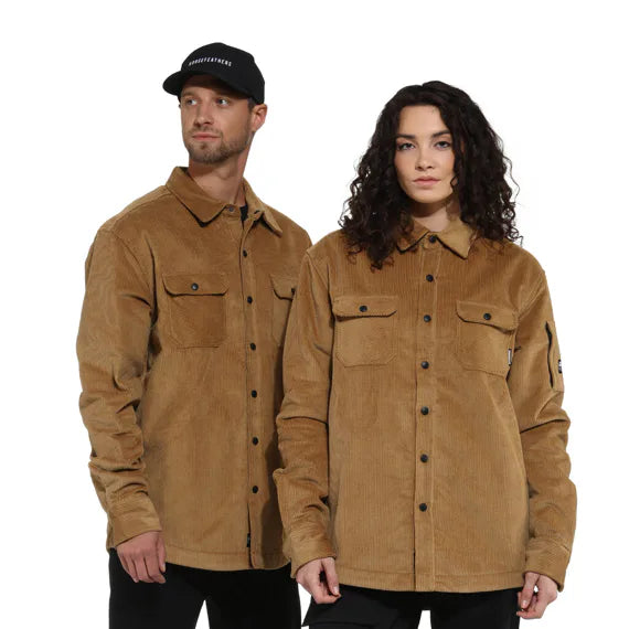 Horsefeathers Dough Insulated Shirt (camel Corduroy)