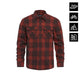 Camicia in pasta Horsefeathers (mattone)