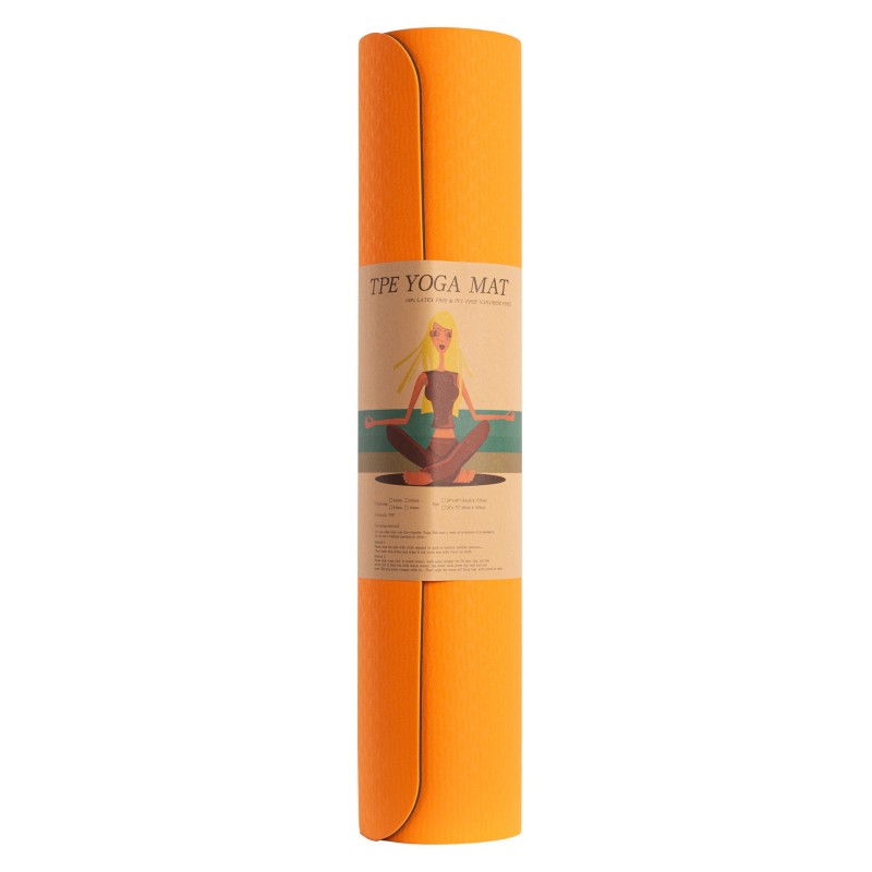 Esterilla Pilates Doble Tpe Azul 183X61X06 Cm