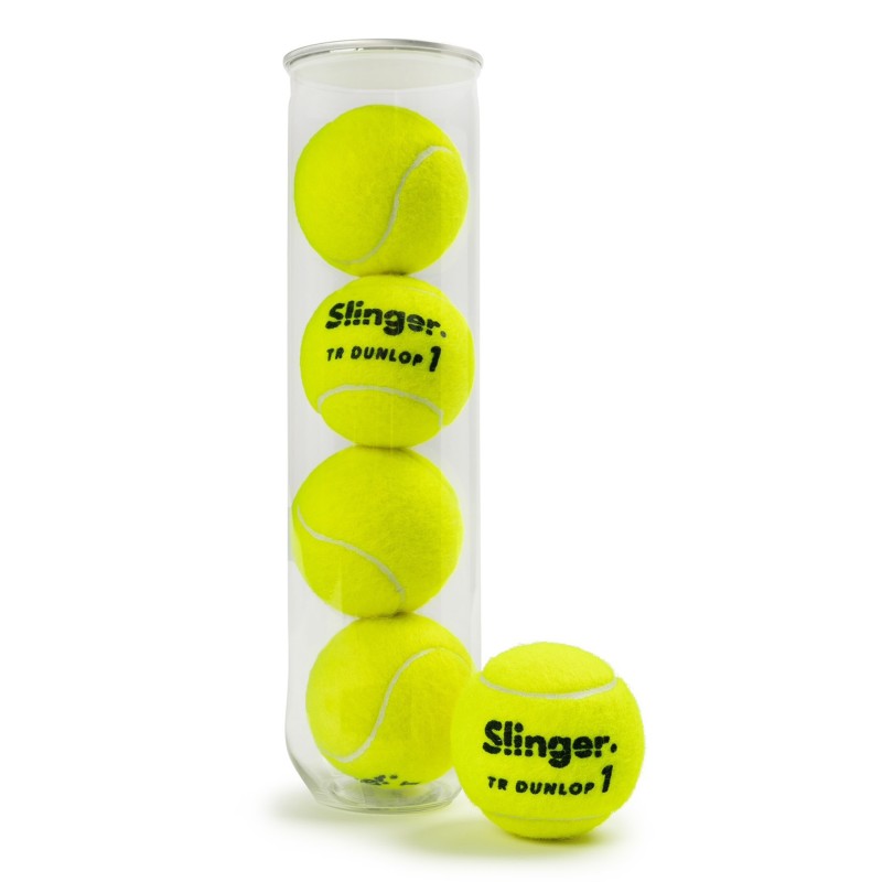 Dunlop Fort Slinger Tennis Balls - Box Of 18 Cans - 4 Balls/can