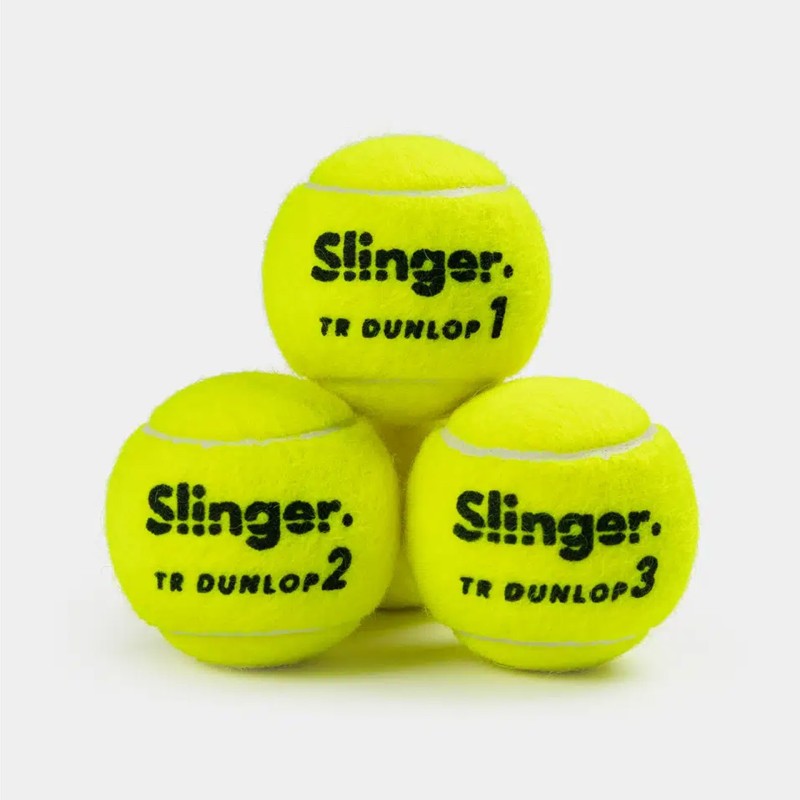 Dunlop Fort Slinger tennisbollar - låda med 18 burkar - 4 bollar/burk Flerfärgad